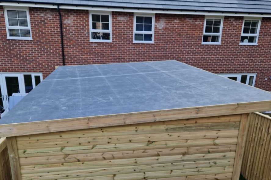 Shed roof covering [
